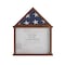Flash Furniture Quincy Flag and Certificate Display Case, Solid Pine Wood Flag Shadow Box, Dark Brown Finish HMHD-22M142Y-RSTBRN-GG - alternate 3